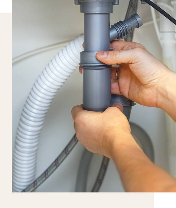 Plumber working